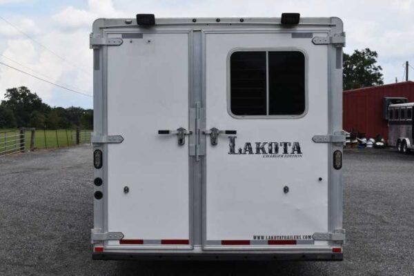 2013 Lakota Charger 8411LQ 4 Horse Trailer with 13' Short Wall - Image 25