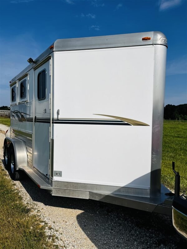 2015 4 Star 2 Horse Slant Load Bumper Pull - Image 11