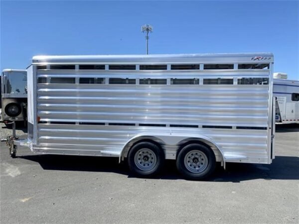 2024 Exiss Exhibitor Mini 615 Bumper Pull Stock Trailer, 8 pens - Image 4