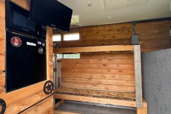 Used 2022 Shadow STK Stock Trailer with 8′ Short Wall - Image 9