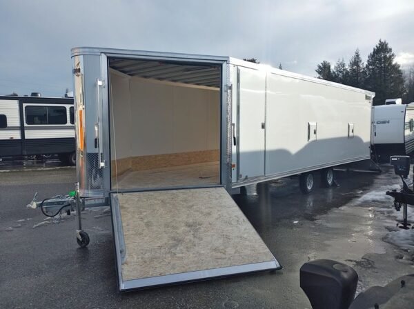 2024 Mission Trailers 101×24 Aluminum 4/5-Place Drive In/Out Deckover w/Galvanized Pkg, Canopy - Image 2