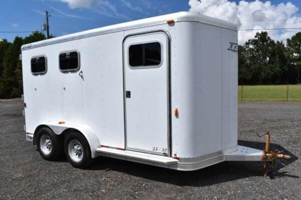 2002 Exiss SS20 2 Horse Trailer - Image 2