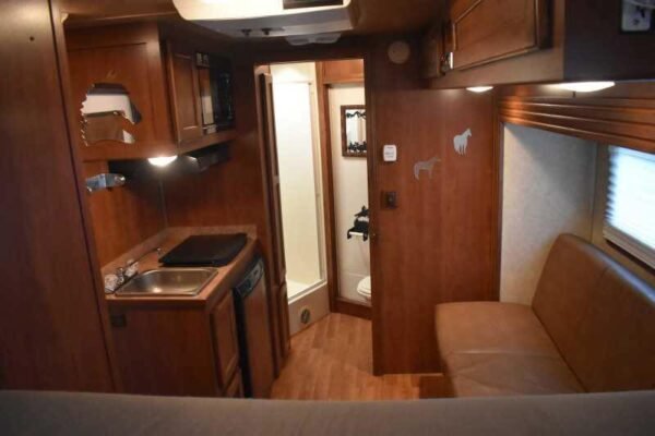 2014 Shadow 7208GLQ 2 Horse Trailer with 8' Short Wall - Image 18