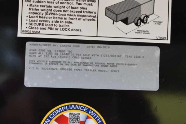 2020 Lakota Colt 8209SO 2 Horse Trailer with 9' Short Wall - Image 11