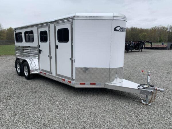 2020 19' CIMARRON BUMPER PULL 6 PEN STOCK TRAILER - Image 16