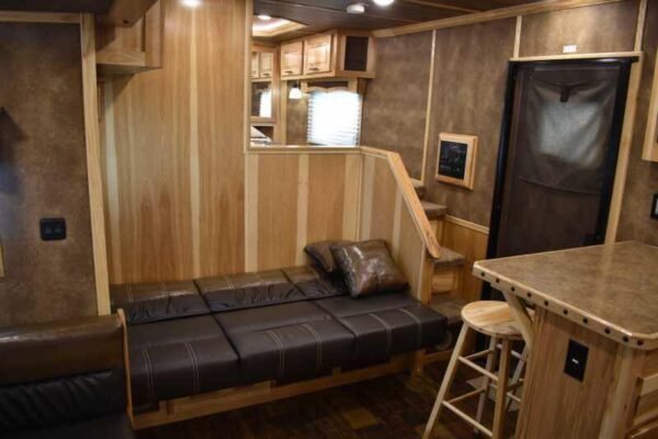 2021 Lakota BIGHORN 8316SRGLQ 3 Horse Trailer with 16' Short Wall - Image 30