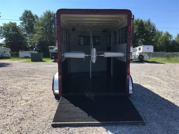 2007 Hawk 2 Horse Bumper Pull Side Ramp - Image 13