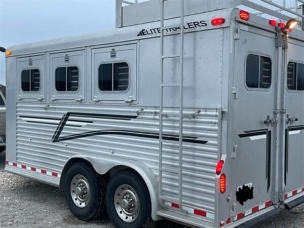 1999 Elite Custom 3 Horse Trailer - Image 16