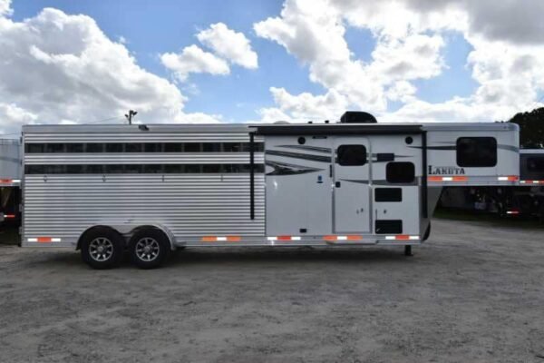 2018 Lakota Charger LQ Stock Trailer with 9' Short Wall - Image 33