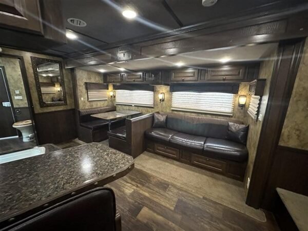 2014 Lakota Bighorn 8416, Generator, Couch, Dinette 17’ Shortwall, 4 Horse Trailer, 12' Slide. - Image 27
