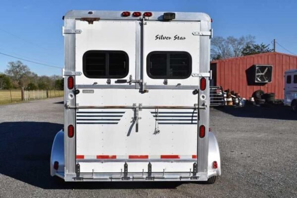 Used 1998 Silver Star 2HGN 2 Horse Trailer with 6' Short Wall - Image 10