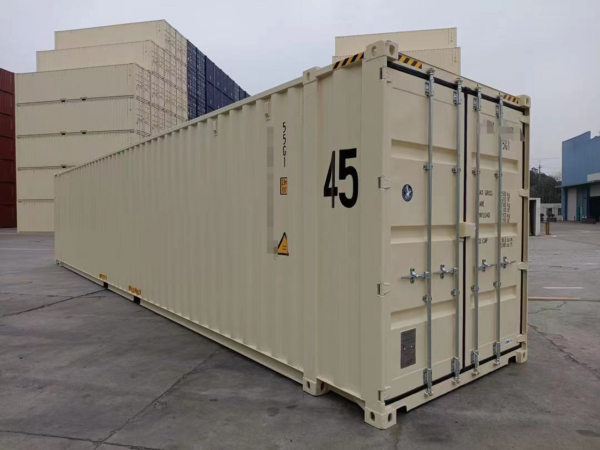 New 45 ft High Cube One Trip Shipping Container