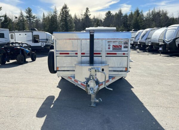 2024 N&N Trailers 7×14 14K Galvanized Hydraulic Dump w/Ramps, 2-Way Spreader Gate, Tarp Kit - Image 18