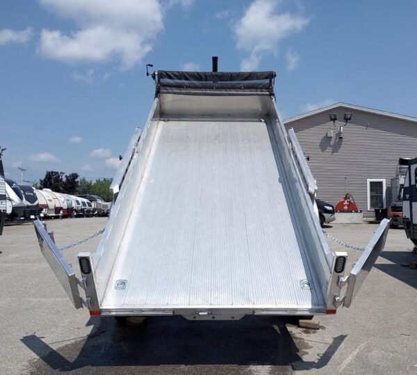 2025 Mission Trailers 7×16 14K Aluminum Hydraulic Dump w/Ramps, HD D-Rings, Barn Doors, Tarp Kit - Image 11