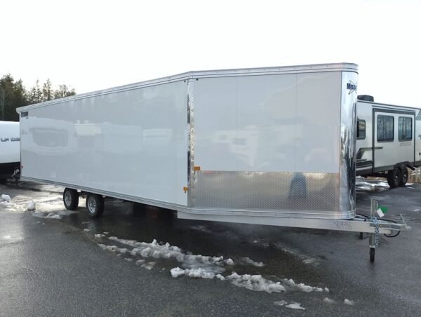 2024 Mission Trailers 101×24 Aluminum 4/5-Place Drive In/Out Deckover w/Galvanized Pkg, Canopy - Image 10