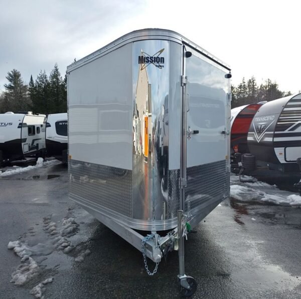 2024 Mission Trailers 101×24 Aluminum 4/5-Place Drive In/Out Deckover w/Galvanized Pkg, Canopy - Image 4