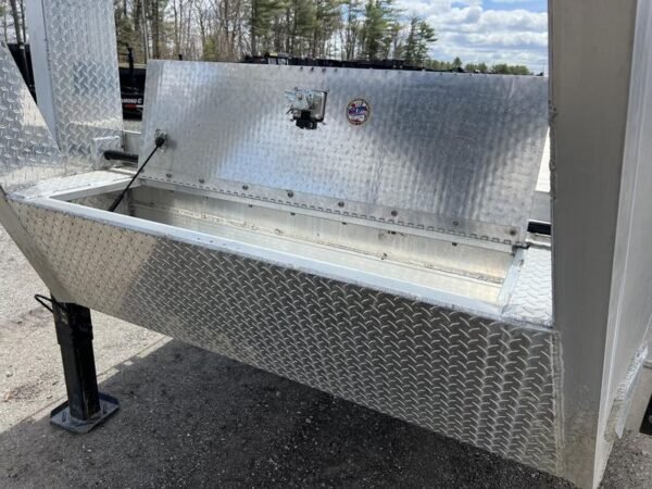 2024 Alum Line Trailers 8.5x24 13K Aluminum Gooseneck w/Flip-Over Ramps - Image 14