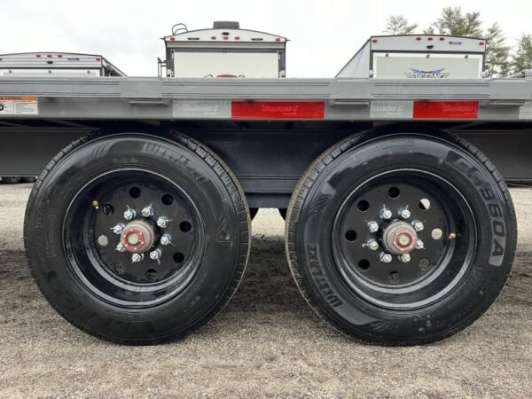 2024 Diamond C 8.5x20 20K Deckover Equipment Trailer w/ 72” Flip-Knee Ramps - Image 10