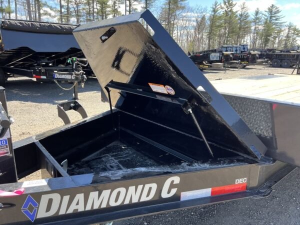 2024 Diamond C 8.5x20 20K Deckover Equipment Trailer w/ 72” Flip-Knee Ramps - Image 13