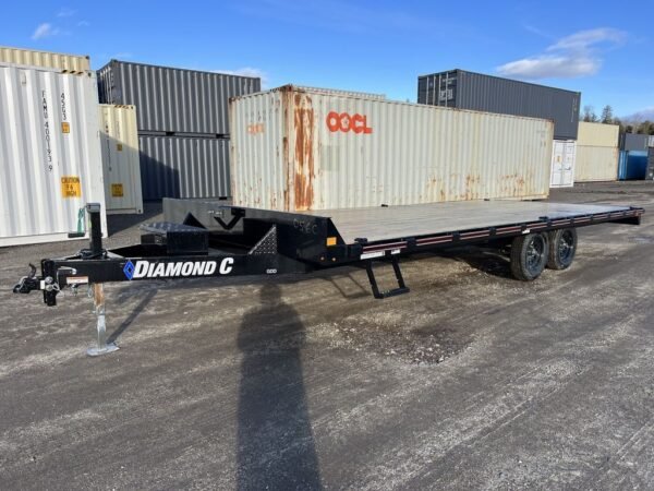 2024 Diamond C 8.5x22 7K Deckover Trailer w/Slide-In Ramps