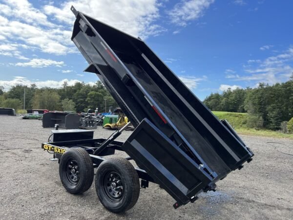 2024 Griffin Trailers 5x10 7K Powder Coated Dump w/Barn Door Gate - Image 11