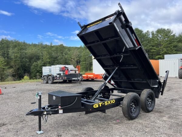 2024 Griffin Trailers 5x10 7K Powder Coated Dump w/Barn Door Gate - Image 10