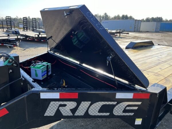 2024 Rice Trailers 7X18 Promax Industrial 21K Equipment w/Hydraulic Jack & Full Width Ramps - Image 12