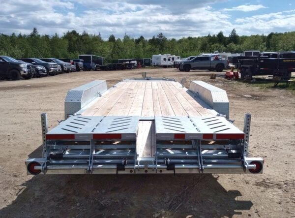 2024 N&N Trailers 7x20+3 Galvanized 22.5K Lowpro Equipment Trailer w/HD Full Width Ramps - Image 4