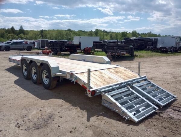 2024 N&N Trailers 7x20+3 Galvanized 22.5K Lowpro Equipment Trailer w/HD Full Width Ramps - Image 3