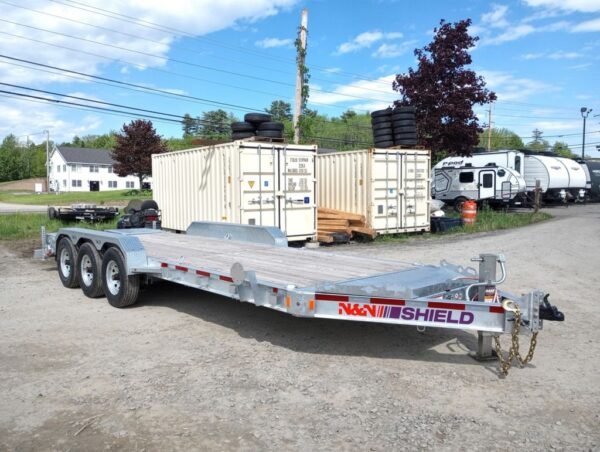 2024 N&N Trailers 7x20+3 Galvanized 22.5K Lowpro Equipment Trailer w/HD Full Width Ramps