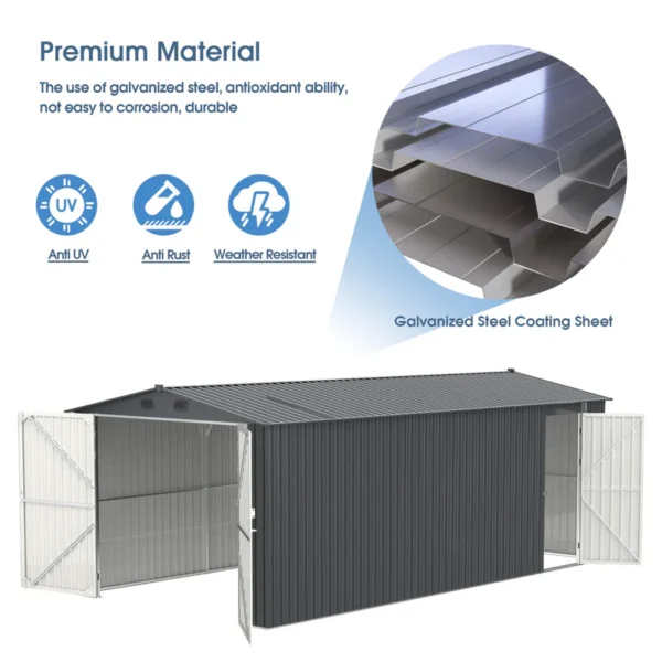 Metal Storage Shed 13×20 - Image 7