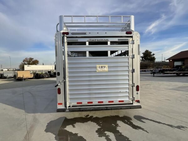 NEW 2024 Elite Trailers 5 Horse Stock Combo BP Horse Trailer - Image 6