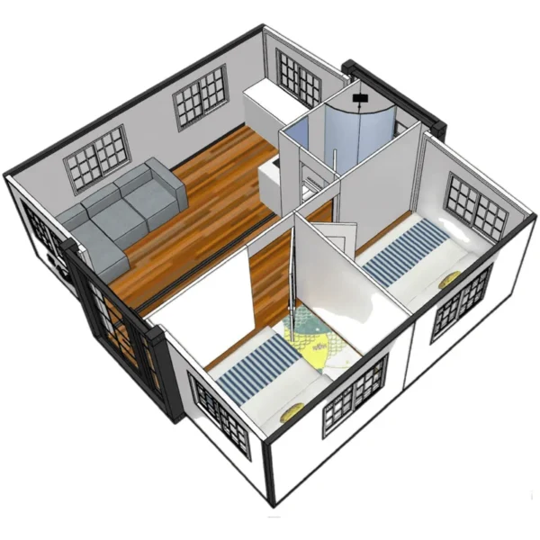 Expandable Prefab Home 19ft x 20ft - Image 10