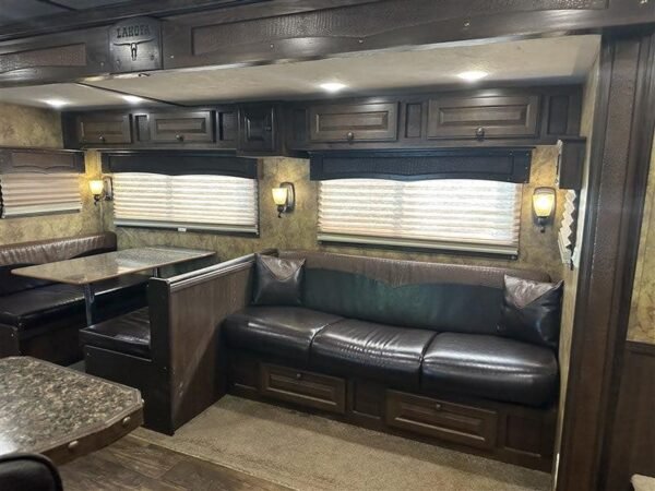 2014 Lakota Bighorn 8416, Generator, Couch, Dinette 17’ Shortwall, 4 Horse Trailer, 12' Slide. - Image 28